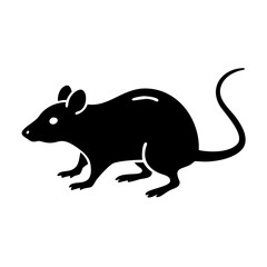 rat icon, rat line art - simple line art of rat, perfect for rat logos and icons