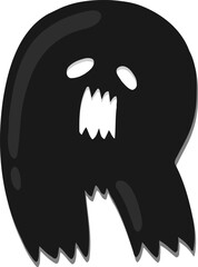 Ghost Letter Vector Element Alphabet R