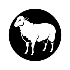 sheep icon, sheep line art - simple line art of sheep, perfect for sheep logos and icons