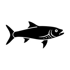 tarpon icon, tarpon line art - simple line art of tarpon, perfect for tarpon logos and icons