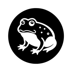toad icon, toad line art - simple line art of toad, perfect for toad logos and icons