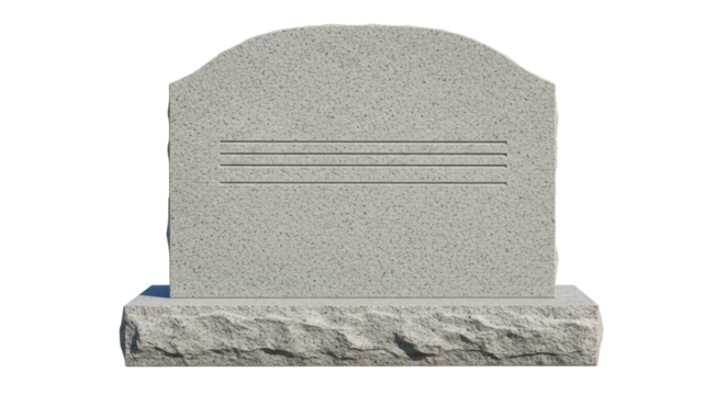 Isolated Tombstone