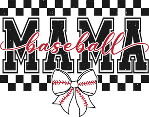 Coquette Baseball Mom