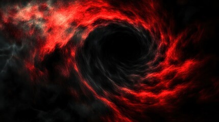 A deep abyss with swirling black and red mist, haunting atmosphere, --ar 16:9 --v 6.1 Job ID: 14469124-5a5e-44d5-a086-fbb7e2ce008f