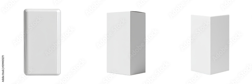 Leinwandbilder minimalist mockups showcasing isolated rectangular shapes for design projects