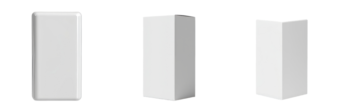 Minimalist mockups showcasing isolated rectangular shapes for design projects