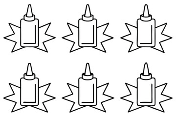  ampcharge boost line art detailed flow electric surge icon