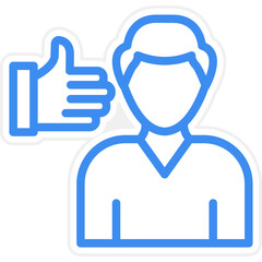 Obraz premium Admiration Icon Style