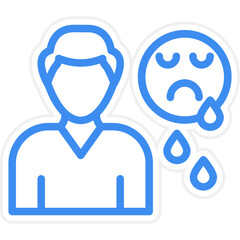 Crying Icon Style