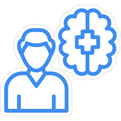 Mental Health Icon Style