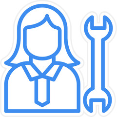 Fixer Female Icon Style