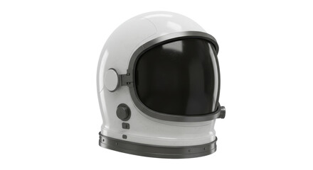 Fototapeta premium Isolated White Astronaut Helmet
