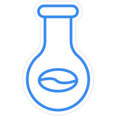 Coffee Science Icon Style