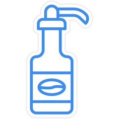 Coffee Syrup Icon Style