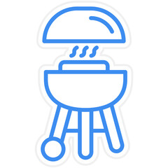 Barbecue Icon Style
