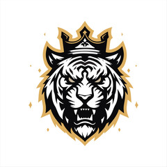 WFierce Roaring Lion Head – Bold Mascot Style Vector Illustrationeb
