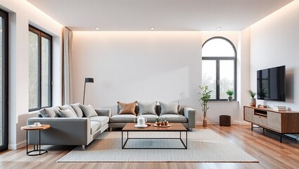 Fototapeta premium Modern Home Decor: Stylish Accent Piece for Contemporary Living Spaces