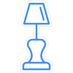 Desk Lamp Icon Style