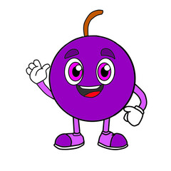 food, fruit, illustration, vector, cartoon, set, icon, isolated, strawberry, fresh, pear, healthy, funny, orange, banana, character, background, apple, cute, design, face, cherry, flat, organic, lemon