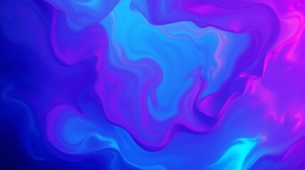 Abstract fluid art with swirling patterns in vibrant shades of blue, purple, and pink, creating a mesmerizing and dynamic visual texture.