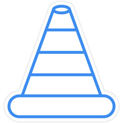Traffic Cone Icon Style