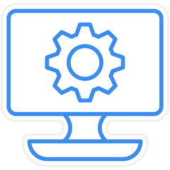 Digital Technology Icon Style