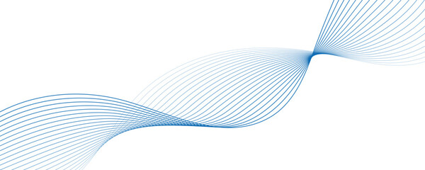 Fototapeta premium abstract blue wave background