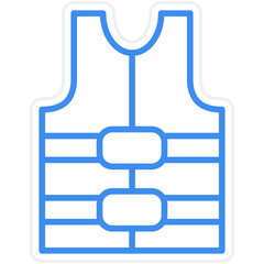 Life Jacket Icon Style