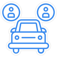 Carpool Icon Style