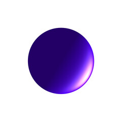blue glass ball,round

