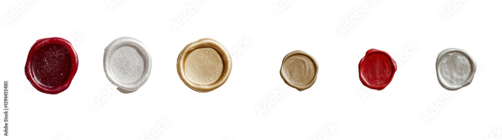 Poster minimalist mockup of artistic paint blobs in various colors on a clean white background