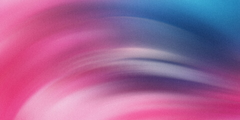 Fototapeta premium Vibrant gradient of pink and blue hues blending in a smooth abstract design