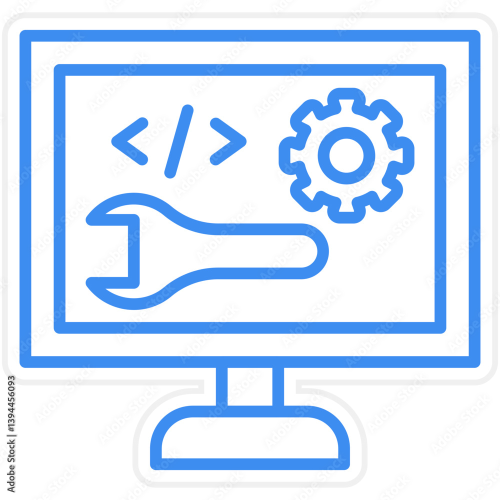 Poster dev environment icon style