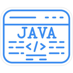 Coding Language Icon Style