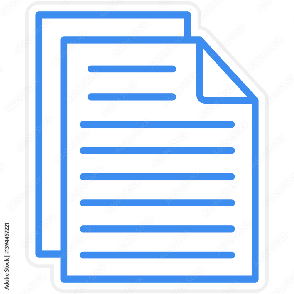 Poster files icon style