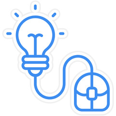 Mouse Idea Icon Style