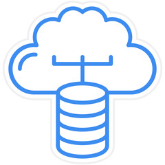 Cloud Storage Icon Style