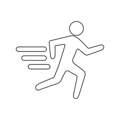 running line icon
