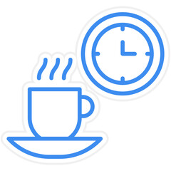 Coffee Break Icon Style