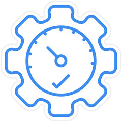 Constant Development Pace Icon Style