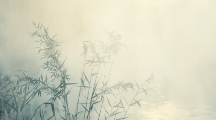 Soft Zen background with gentle natural tones and simple textures.