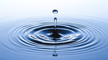 Water Splash Isolated White Background