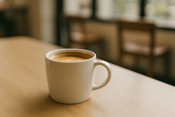Obraz premium Cozy coffee cup ambiance scene.
