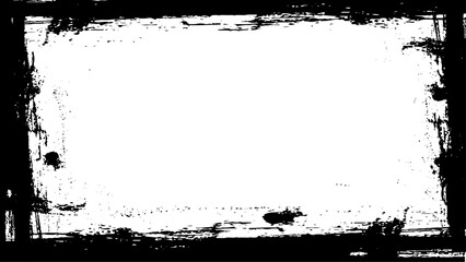 Grunge frame illustration. Highly detailed grunge frame with space for your text or image. Vector illustration.