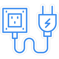 Power Socket Icon Style