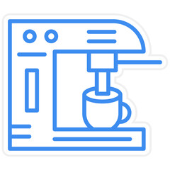 Coffee Maker Icon Style