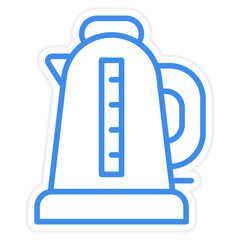 Electric Kettle Icon Style