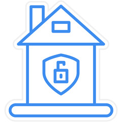 Home Security Icon Style