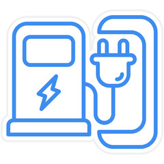 Charging Stand Icon Style