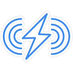Wireless Charging Icon Style